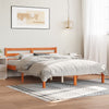 Sengeramme uten madrass brun 135x190 cm heltre furu