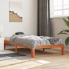 Sengeramme uten madrass voksbrun 75x190 cm heltre furu