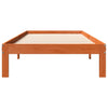 Sengeramme uten madrass voksbrun 90x190 cm heltre furu