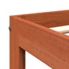 Sengeramme uten madrass brun 135x190 cm heltre furu