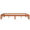 Sengeramme uten madrass voksbrun 140x190 cm heltre furu