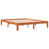 Sengeramme uten madrass voksbrun 180x200 cm heltre furu