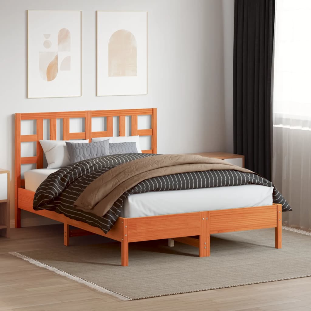 Hodegavl voksbrun 135 cm heltre furu