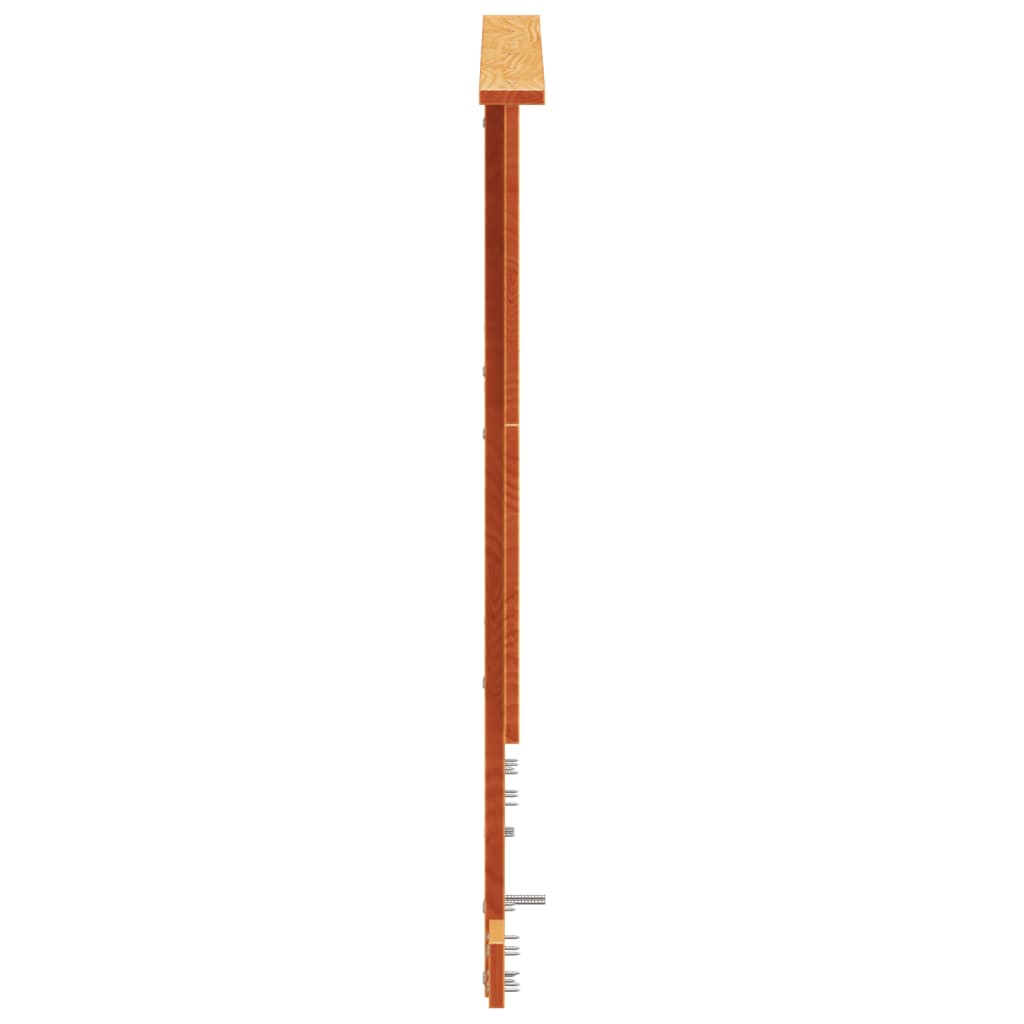 Hodegavl voksbrun 120 cm heltre furu