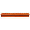 LED-sengeramme voksbrun 90x200 cm heltre furu