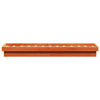 LED-sengeramme voksbrun 100x200 cm heltre furu