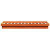 LED-sengeramme voksbrun 120x200 cm heltre furu