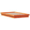 LED-sengeramme voksbrun 140x200 cm heltre furu
