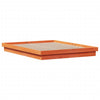 LED-sengeramme voksbrun 150x200 cm heltre furu