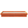 LED-sengeramme voksbrun 150x200 cm heltre furu