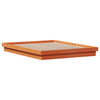 LED-sengeramme voksbrun 150x200 cm heltre furu