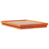 LED-sengeramme voksbrun 160x200 cm heltre furu