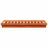LED-sengeramme voksbrun 160x200 cm heltre furu