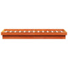LED-sengeramme voksbrun 120x190 cm heltre furu