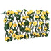  Utvidbart espalier med kunstig eføy gul 180x20 cm