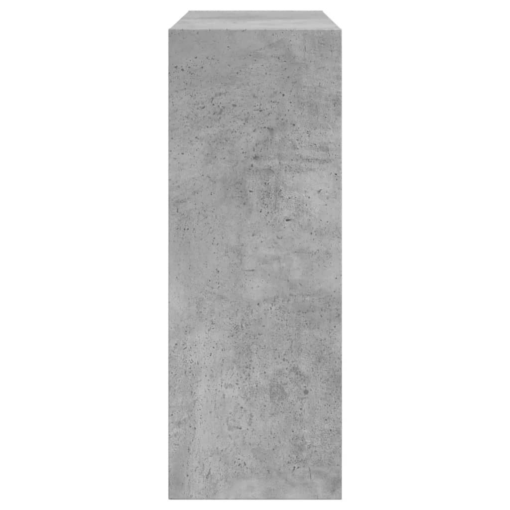 Skoskap betonggrå 60x21x57 cm konstruert tre