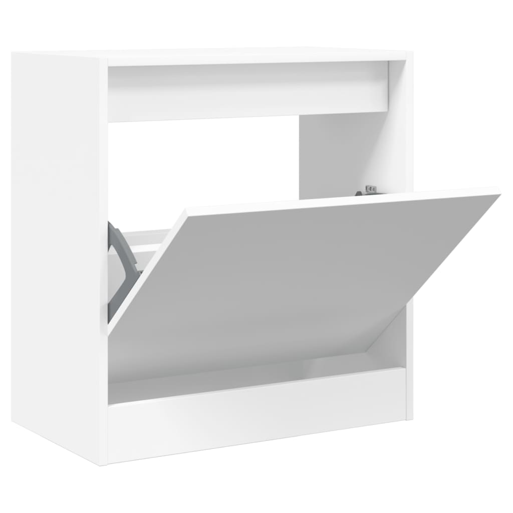 Skoskap hvit 60x34x63,5 cm konstruert tre