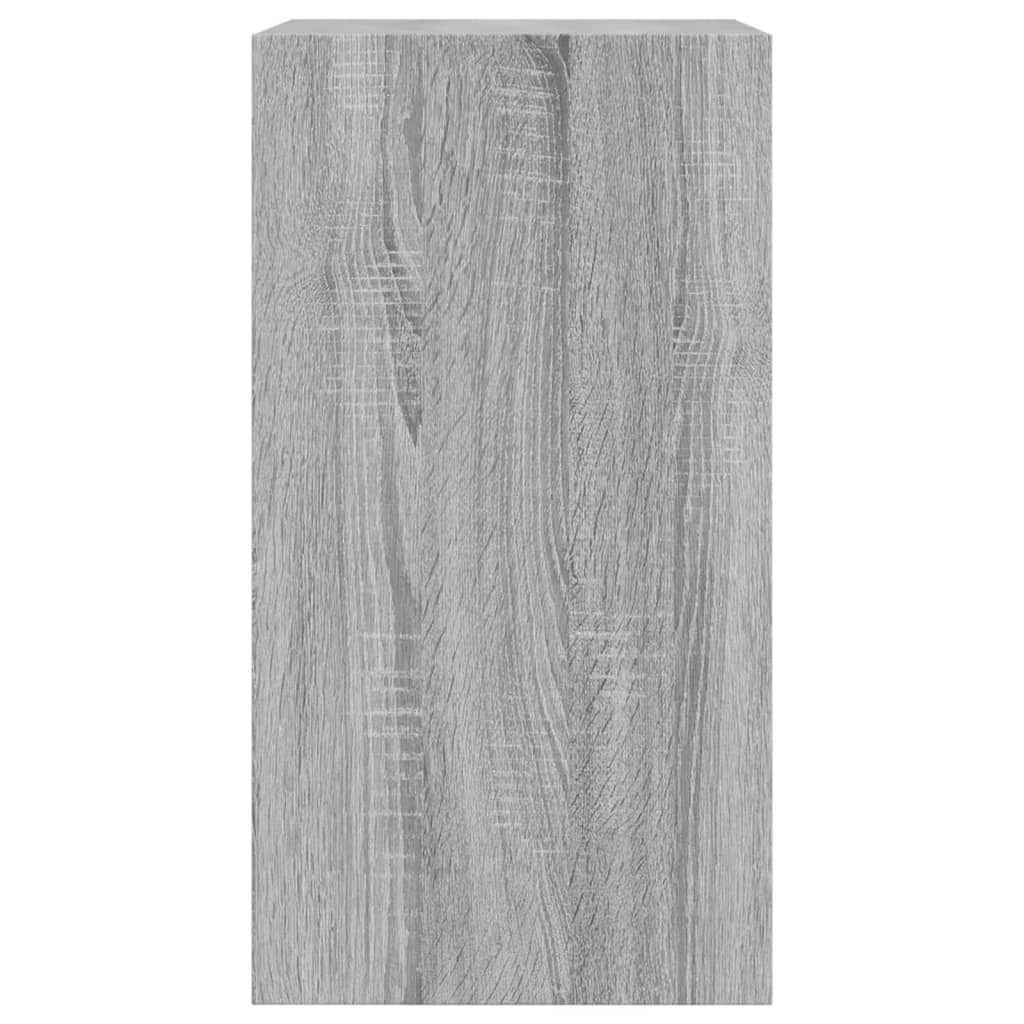 Skoskap grå sonoma 60x34x63,5 cm konstruert tre