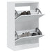 Skoskap hvit 60x34x96,5 cm konstruert tre