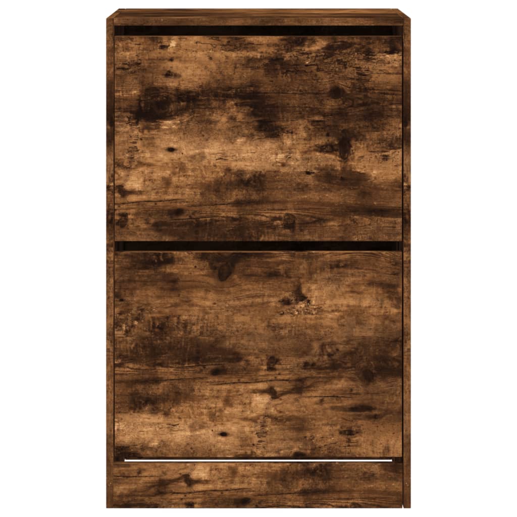 Skoskap røkt eik 60x34x96,5 cm konstruert tre