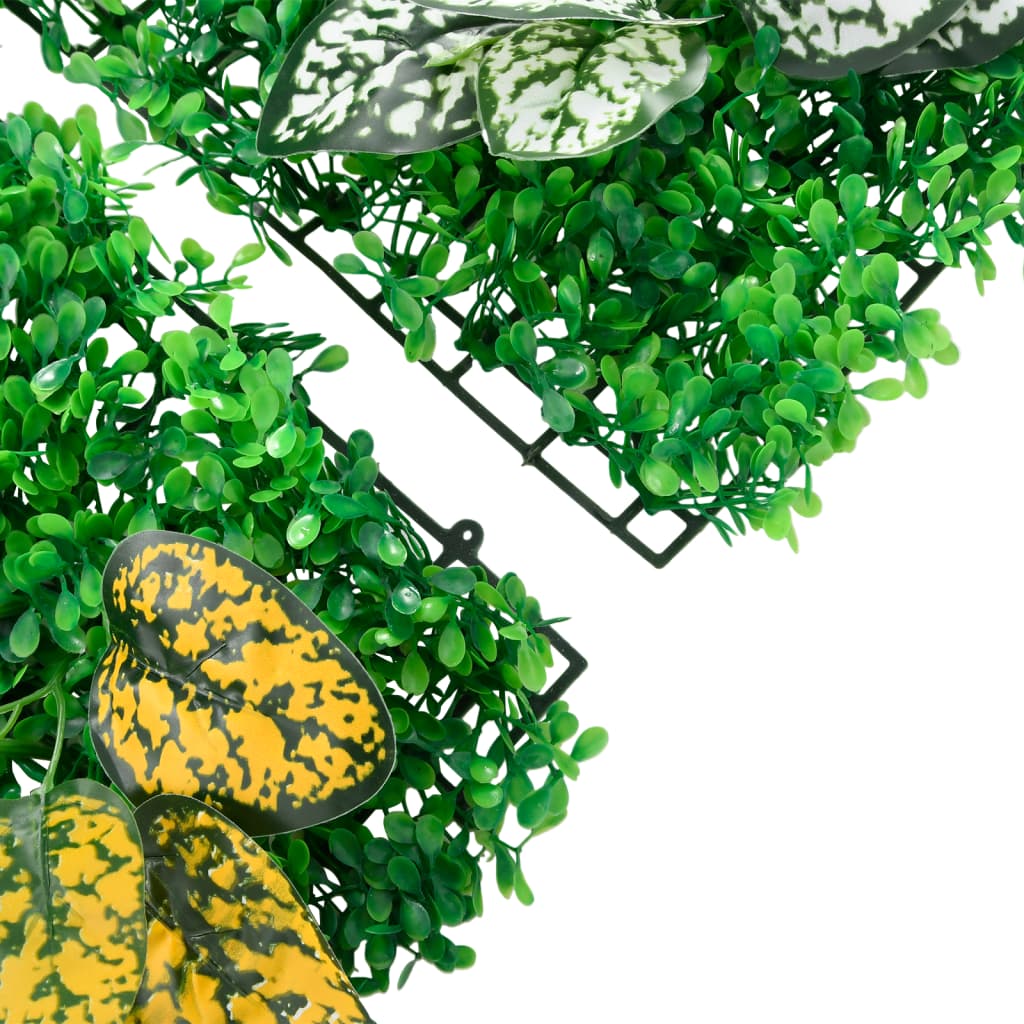 Gjerde med kunstige planter 24 stk grønn 40x60 cm