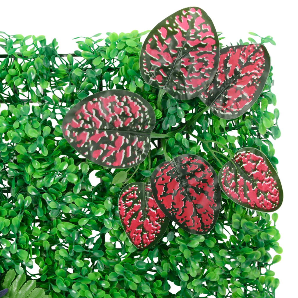 Gjerde med kunstige planter 24 stk grønn 40x60 cm
