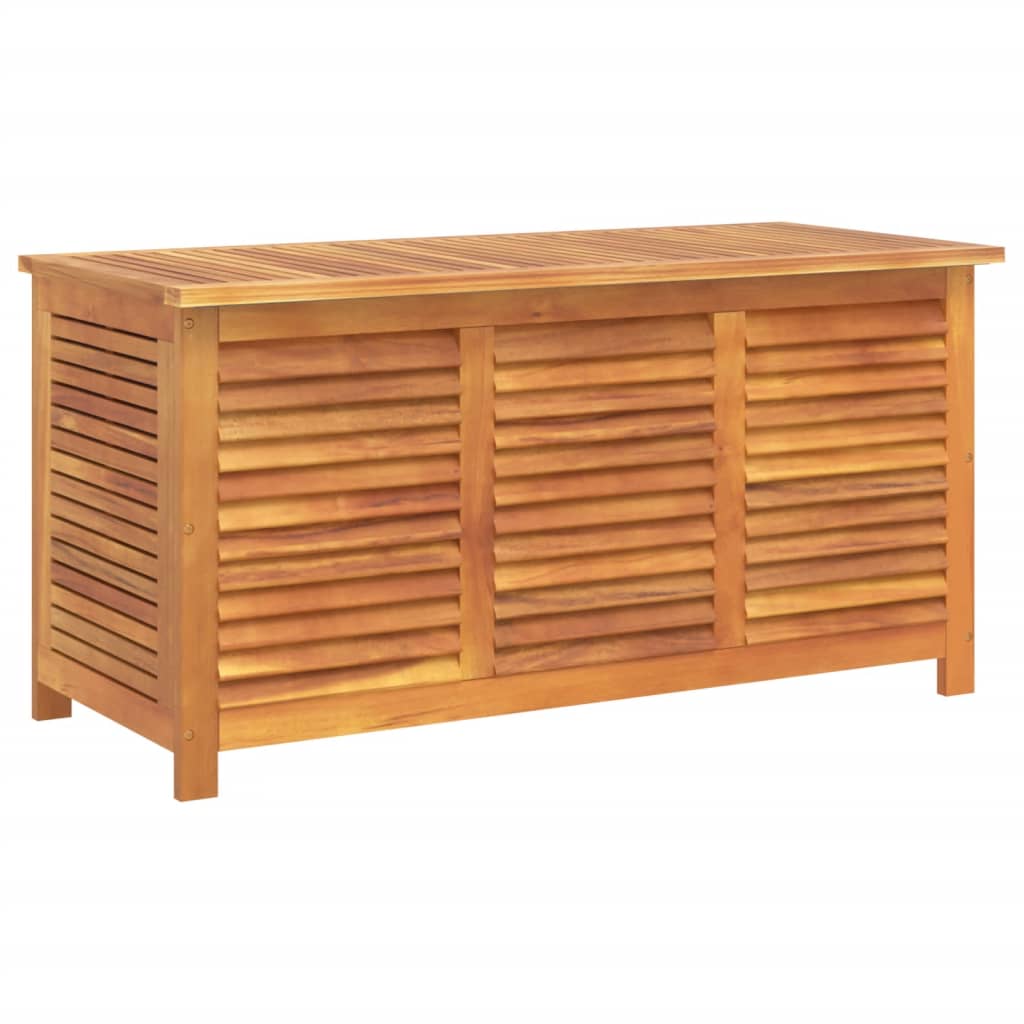 Putekasse med lameller 113x50x56 cm heltre akasie