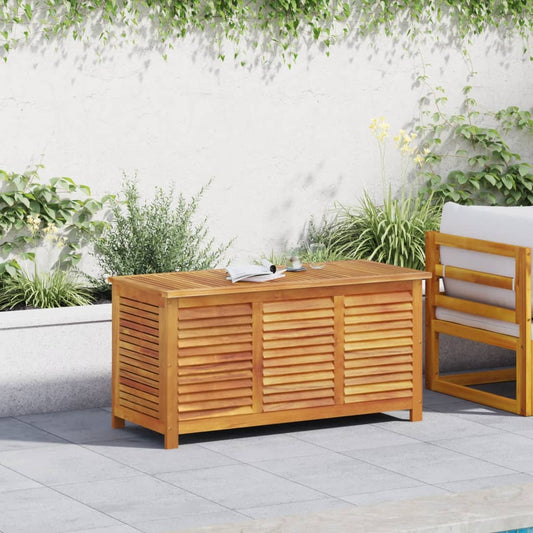 Putekasse med lameller 113x50x56 cm heltre akasie