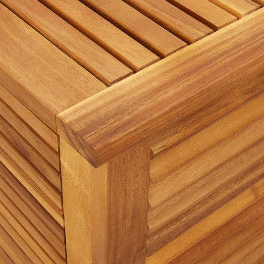 Putekasse med lameller 113x50x56 cm heltre akasie