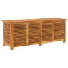 Putekasse med lameller 150x50x56 cm heltre akasie