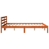 Sengeramme uten madrass voksbrun 160x200 cm heltre furu