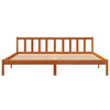 Sengeramme uten madrass voksbrun 180x200 cm heltre furu