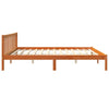 Sengeramme uten madrass voksbrun 180x200 cm heltre furu