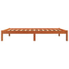 Sengeramme uten madrass voksbrun 75x190 cm heltre furu