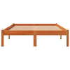 Sengeramme uten madrass brun 135x190 cm heltre furu