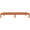 Sengeramme uten madrass voksbrun 90x200 cm heltre furu