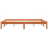 Sengeramme uten madrass brun 150x200 cm heltre furu