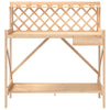 Pottebenk med espalier heltre gran