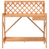 Pottebenk med espalier brun heltre gran