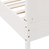 Sengeramme uten madrass hvit 90x190 cm heltre furu