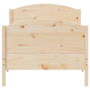 Sengeramme uten madrass 75x190 cm heltre furu