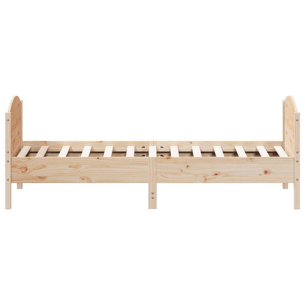 Sengeramme uten madrass 75x190 cm heltre furu