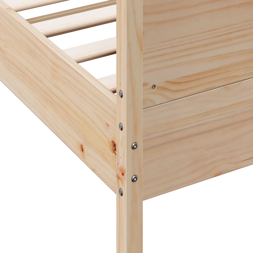 Sengeramme uten madrass 75x190 cm heltre furu