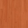 Sengeramme uten madrass voksbrun 75x190 cm heltre furu