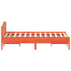 Sengeramme uten madrass voksbrun 140x190 cm heltre furu
