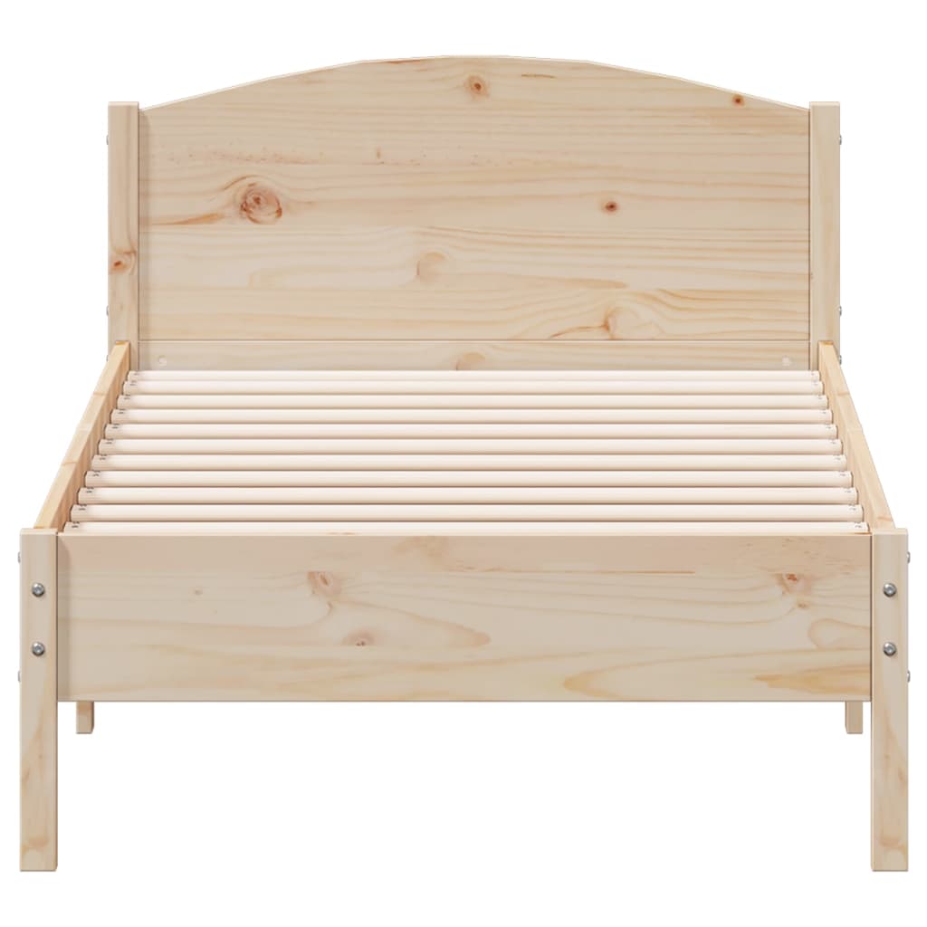 Sengeramme uten madrass 75x190 cm heltre furu