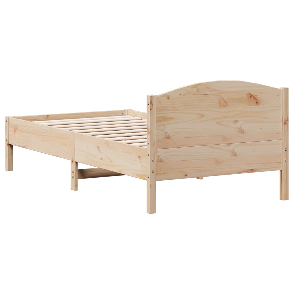 Sengeramme uten madrass 75x190 cm heltre furu