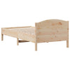 Sengeramme uten madrass 75x190 cm heltre furu