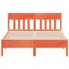 Sengeramme uten madrass brun 135x190 cm heltre furu