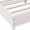 Sengeramme uten madrass hvit 120x190 cm heltre furu